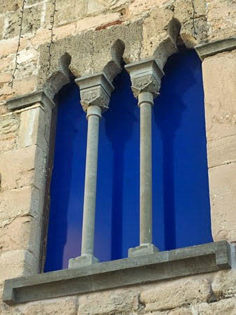 Barcelona sandstone window